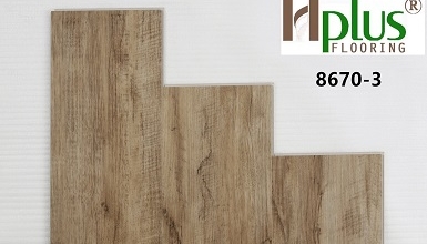 Sàn gỗ nhựa hèm khóa Hplus HP8670-3 ( Hplus flooring)