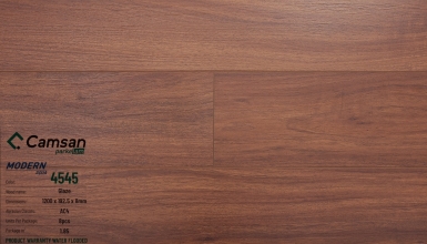 Sàn gỗ Camsan 4545 Glaze 8mm V Modern Aqua