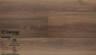 Sàn gỗ Camsan 705 Prestij Mese 8mm V  Modern Aqua 