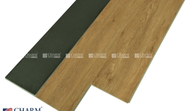 Sàn gỗ nhựa hèm khóa Charm SPC – 01 (Teak Naturdiele)