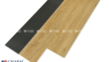 Sàn gỗ nhựa hèm khóa Charm SPC – 03 ( Santana Oak)