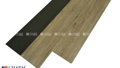Sàn gỗ nhựa hèm khóa Charm SPC – 04 (Cantebury Oak)
