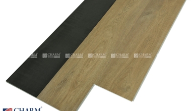 Sàn gỗ nhựa hèm khóa Charm SPC – 08 (Cantebury Oak)