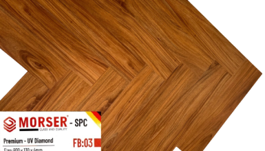 Sàn gỗ nhựa hèm khóa Morser SPC FB 03 ( Xương Cá)