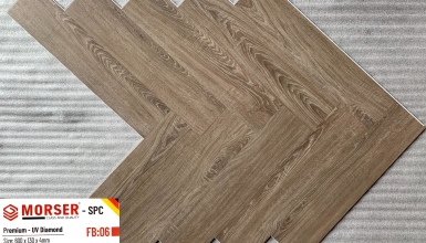 Sàn gỗ nhựa hèm khóa Morser SPC FB 06 ( Xương Cá)
