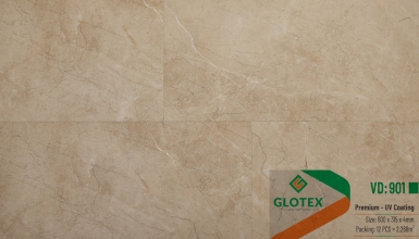 Sàn giả đá hèm khóa Glotex VD901 ( Marble Crema Cappuccino)