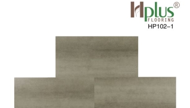 Sàn gỗ nhựa hèm khóa Hplus HP102-1 (Giả Xi Măng)