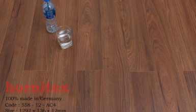 Sàn gỗ công nghiệp Đức Hornitex 558 – 12 – AC4 (1292x136x12mm)