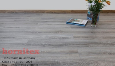 Sàn gỗ công nghiệp Đức Hornitex 461 – 10 – AC4 (1292x136x10mm)