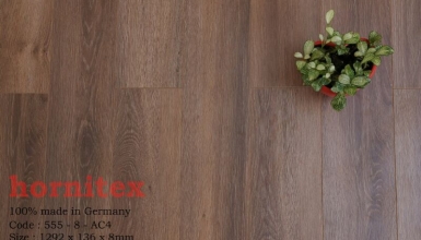 Sàn gỗ công nghiệp Đức Hornitex 555 – 8 – AC4 (1292x136x8mm)