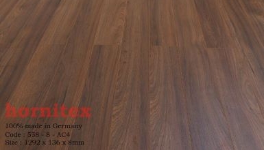 Sàn gỗ công nghiệp Đức Hornitex 558 – 8 – AC4 (1292x136x8mm)